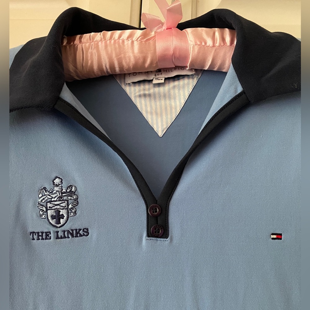 The Links at Fancourt polo shirt Tommy Hilfiger South Africa Golf blue size S - Picture 4 of 12